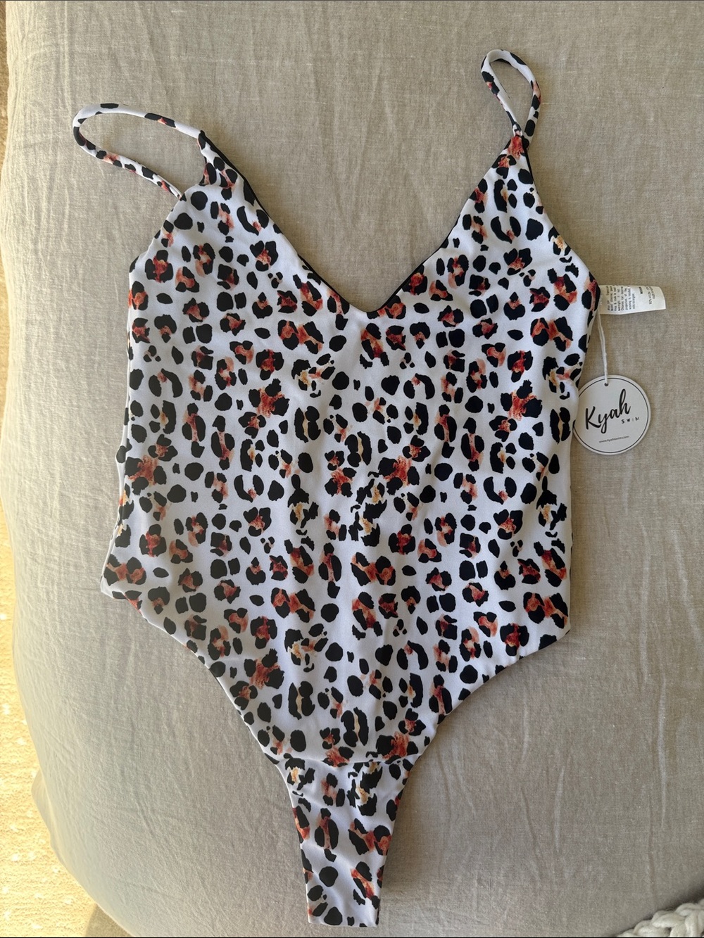 NEW! Kyah Black Reversible One-Piece Swimsuit